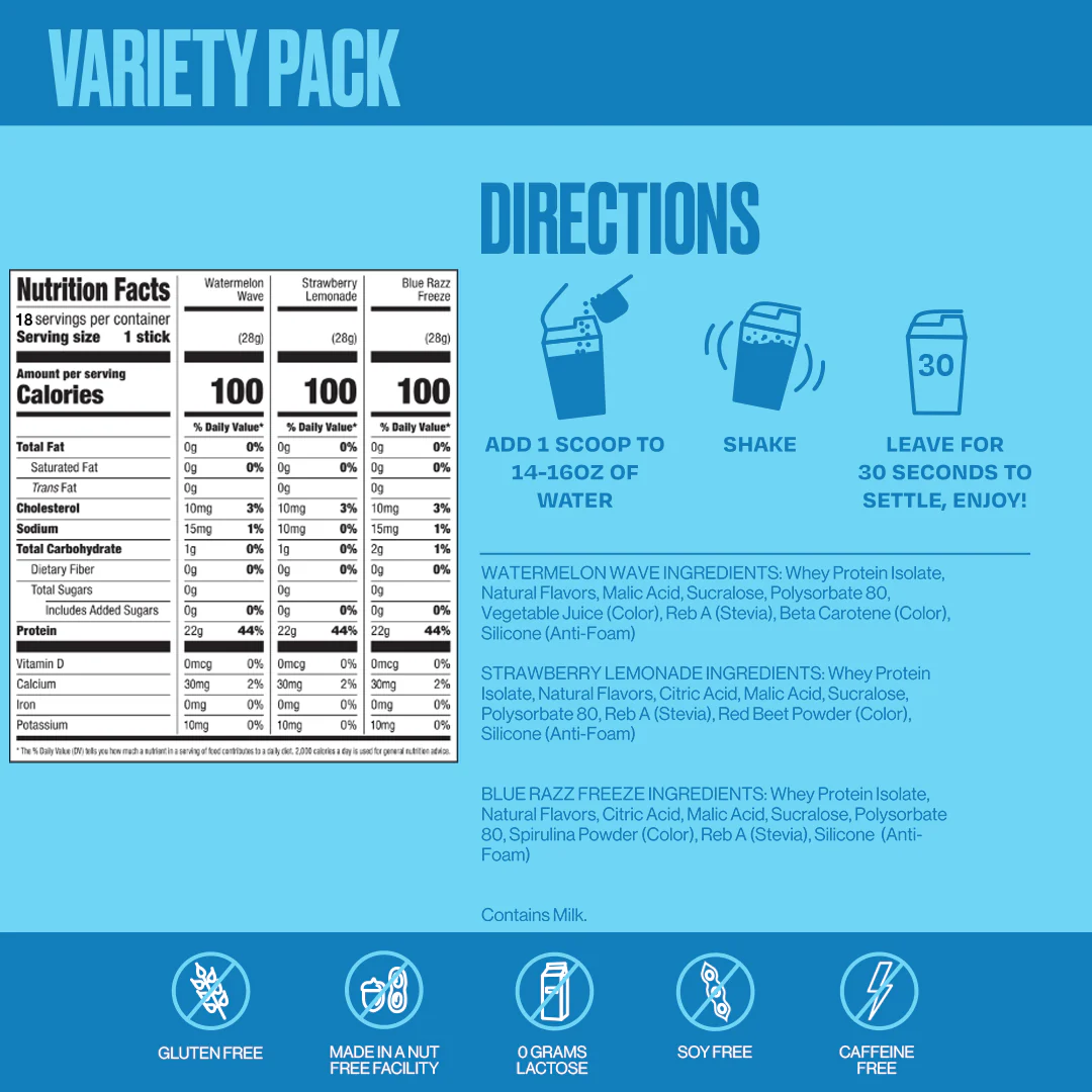 Clear Protein Variety Pack