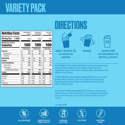 Clear Protein Variety Pack